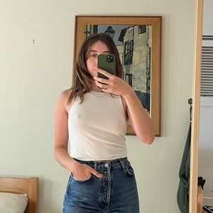 Zara White Tank